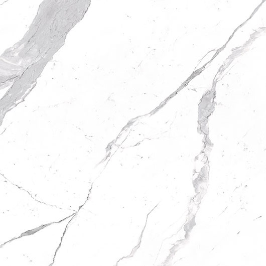 Laminam Bianco Statuario Venato - Worktops Close-up of Laminam Bianco Statuario Venato surface with grey veins